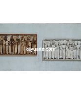 WALL DECOR UNYIL WITH RECTANGULAR FRAME 100x50 CM | ACDF-15