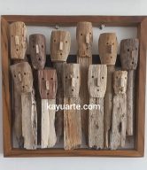 WALL DECOR UNYIL WITH SQUARE FRAME 40x40 CM | ACDF-13