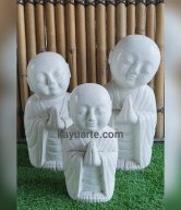 SET OF 3 MONK STATUES | KA-FT255