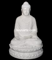 SITTING BUDDHA LOTUS STATUE 100 CM | KA-FT061
