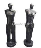 SET OF MAN AND WOMAN STATUES 120 CM | KA-FT126