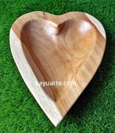 "LOVE" TEAK BOWL 30 CM | 10528