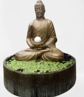 WF BUDDHA SPINNING BALL W/ ROUND BASE | TM-17WF