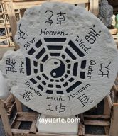 YIN YANG ON STAND 50 CM | SBYYS50