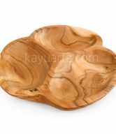 TEAK PEANUT PLATE ᴓ30 CM | 10543