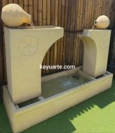 SQUARE FRANGIPANY WATER FEATURE | WF-S002