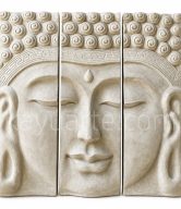 BUDDHA FACE 3 SECTION 150x150 CM | KA-PM57