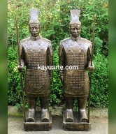 SET OF 2 MONGOL STATUE 200 CM | LMST200