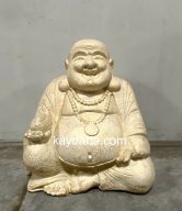 SITTING HAPPY BUDDHA COIN 60 CM | SBB59