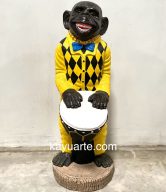MONKEY WITH DRUM 100 CM | SBMK100