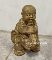 SHAOLIN WITH ELEPHANT 80 CM | SBB61