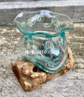 BLOOMING FLOWER GLASS BOWL 15 CM | 10875