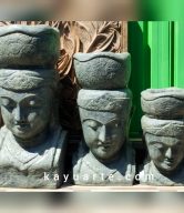 SET OF 3 SARASWATI HEAD POT | SBWHSet3