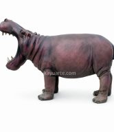 GAPING HIPPO STATUE 210 CM | KA-DP041
