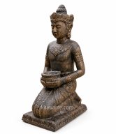 SITTING BUDDHA MAJAPAHIT WITH A BOWL 100 CM | KA-DP055