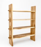 WOODEN BOOKSHELF 4 LEVELS 180 CM | 21803