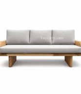 MINIMALIST WOODEN SOFA WITH CUSHION 200 CM | 20408