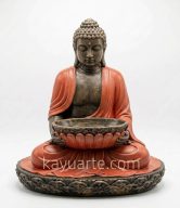 SITTING BUDDHA WITH BIG CANDLE 80 CM | SBWC