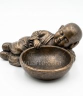 SLEEPING SHAOLIN WITH BIG BOWL 55 CM | SLBB