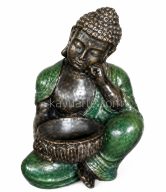 SMALL LAZY BUDDHA WITH CANDLE 60 CM | SLBC