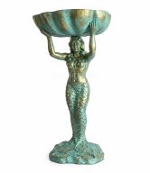 BIRD BATH STANDING MERMAID 105 CM | EMP-123-C